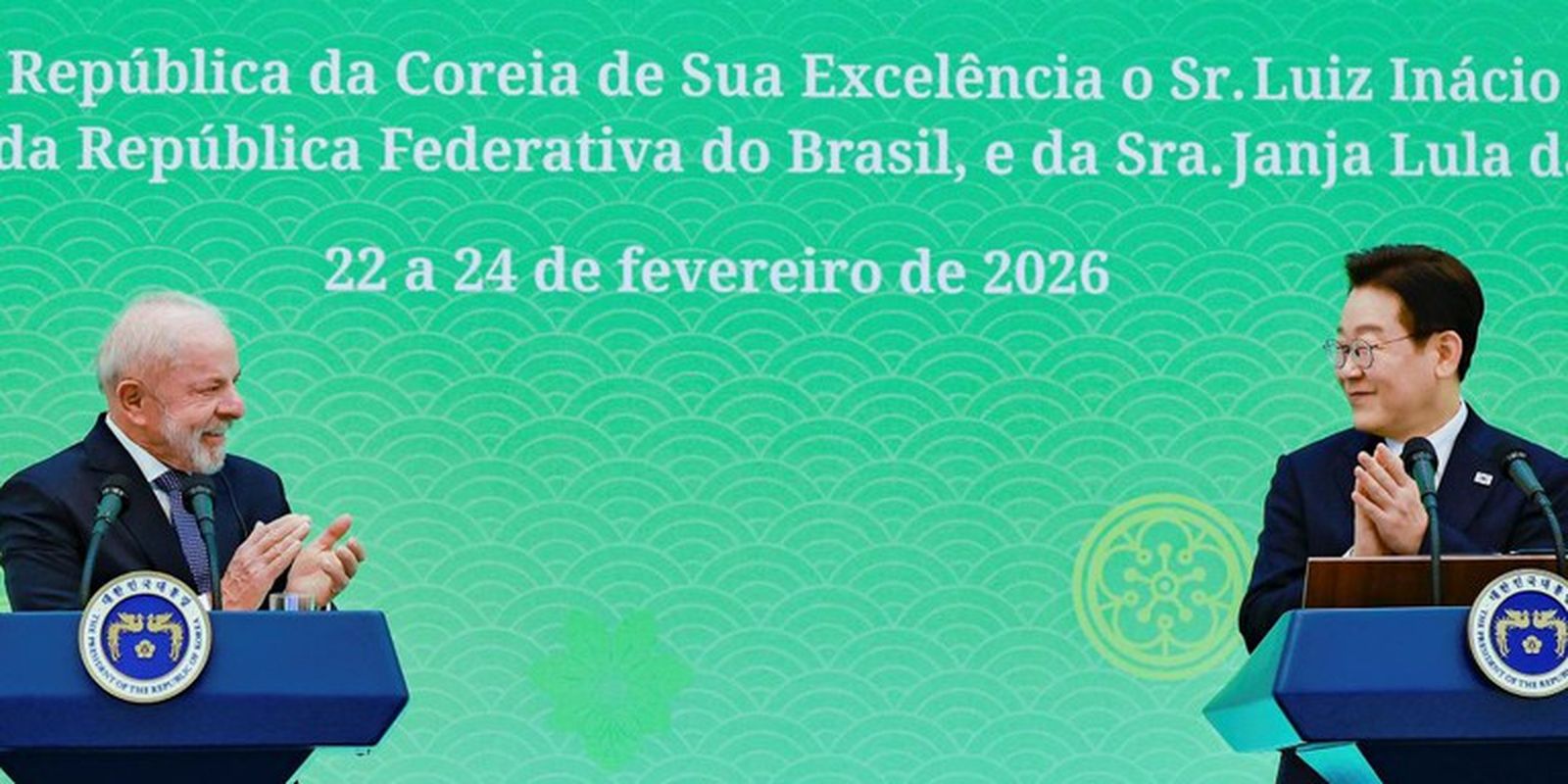 Em Seul, Lula anuncia acordos comerciais com a Coreia do Sul