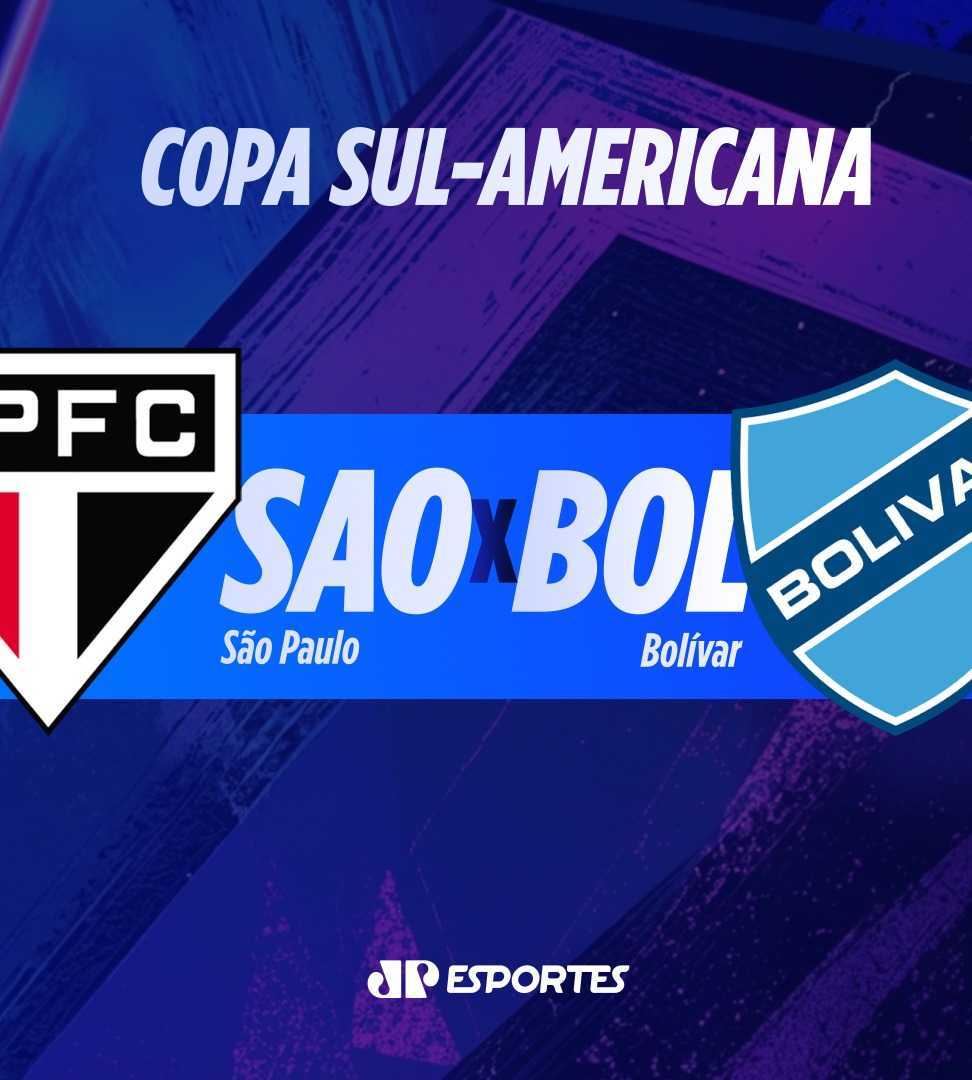São Paulo x Bolívar: acompanhe ao vivo a transmissão da Jovem Pan