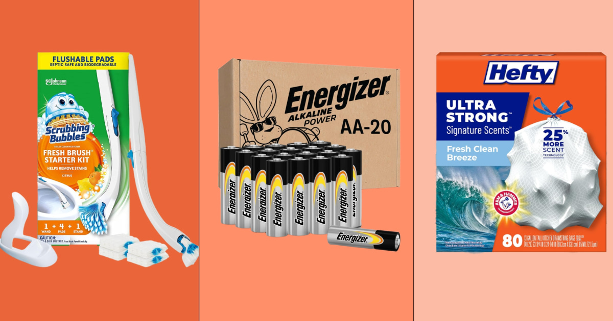 Household essentials are up to 50% off at Amazon and Walmart this weekend