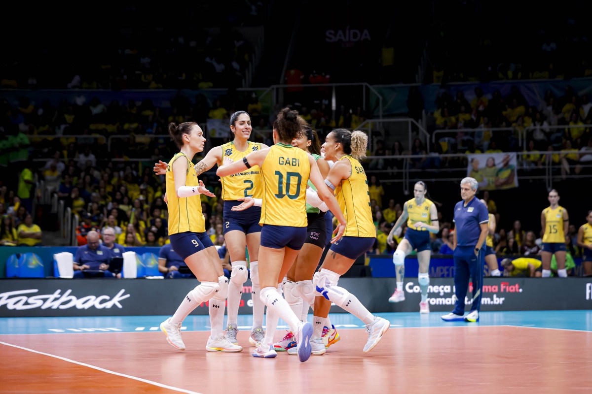Vôlei: Brasil bate Argentina, garante vaga em Los Angeles-2028 e chega ao 24º título
