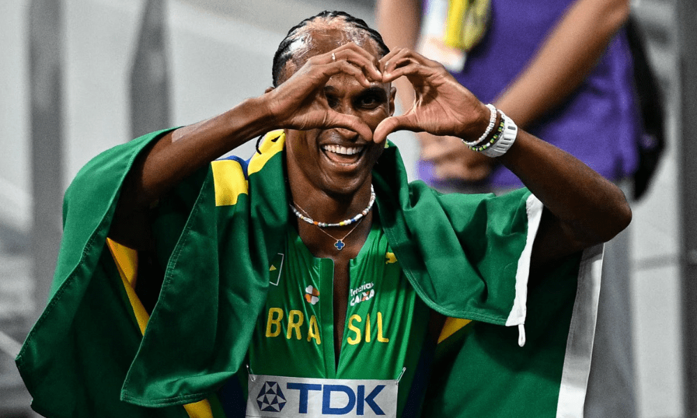 Alison Santos vence mundial de atletismo em Budapeste