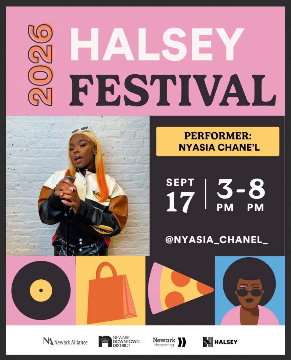 R&amp;B Singer-Songwriter Nyasia Chane'l Set to Perform at Newark's 2026 Halsey Festival