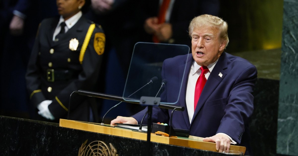 Trump touts peace settlements he has brokered in remarks to United Nations