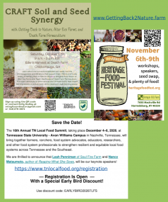 The Embry twins of Getting Back to Nature embark on Fall speaking engagements &amp; workshops!