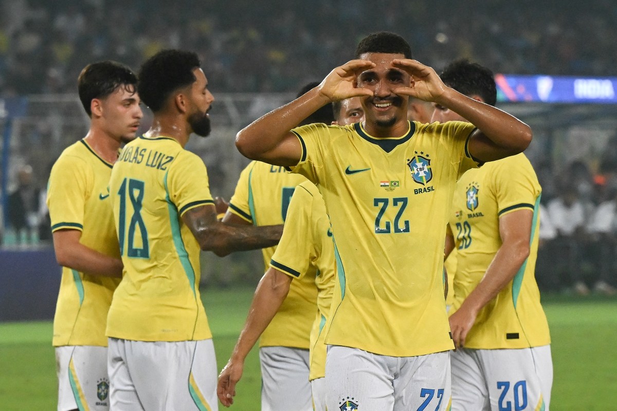 Brasil não encanta, mas goleia a Índia por 4 a 0 em 20º jogo de Ancelotti no comando