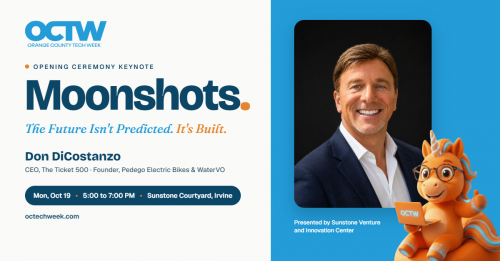 Pedego Founder Don DiCostanzo to Deliver "Moonshots" Keynote at OC Tech Week 2026 Opening